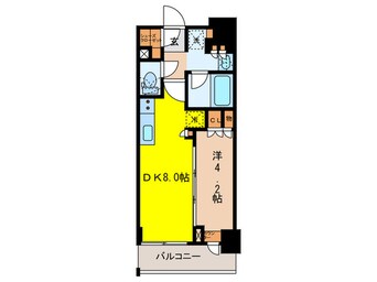 間取図 クレストコート白金高輪