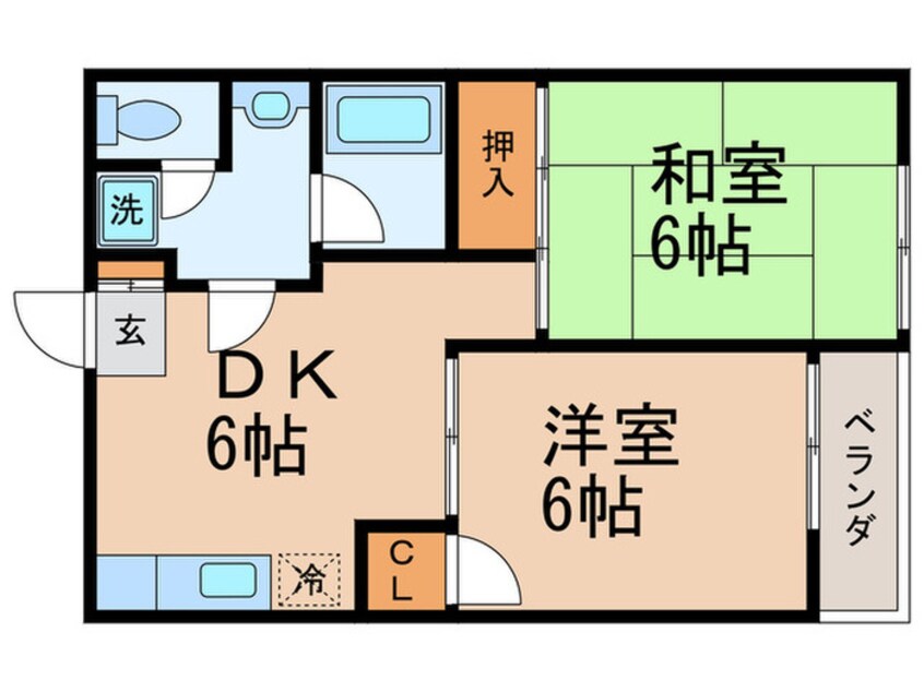 間取図 クリスタルパレス