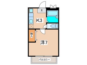 間取図 エバ－グリ－ン