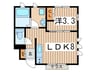 Ａｖｉｇｎｏｎ 1LDKの間取り