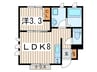 Ａｖｉｇｎｏｎ 1LDKの間取り