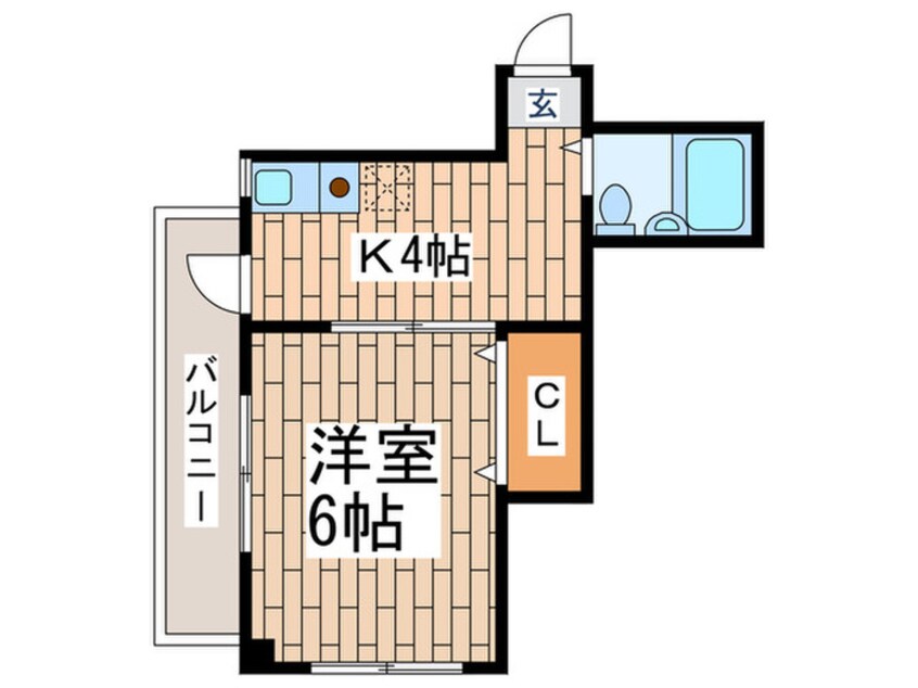 間取図 コーポ池上