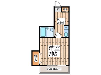 間取図 コーポ池上