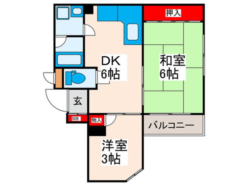 間取図 久五ビル