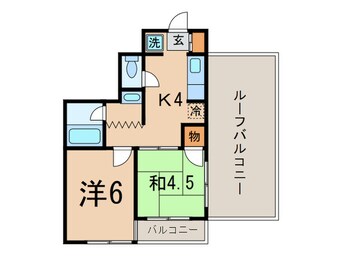 間取図 ドミール洗足池