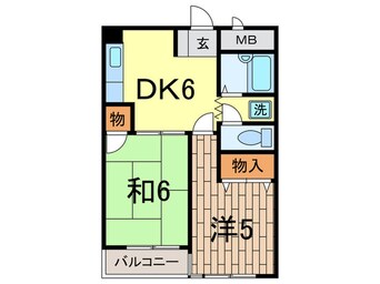 間取図 ドミール洗足池