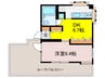 駒込オ－クビル 1DKの間取り