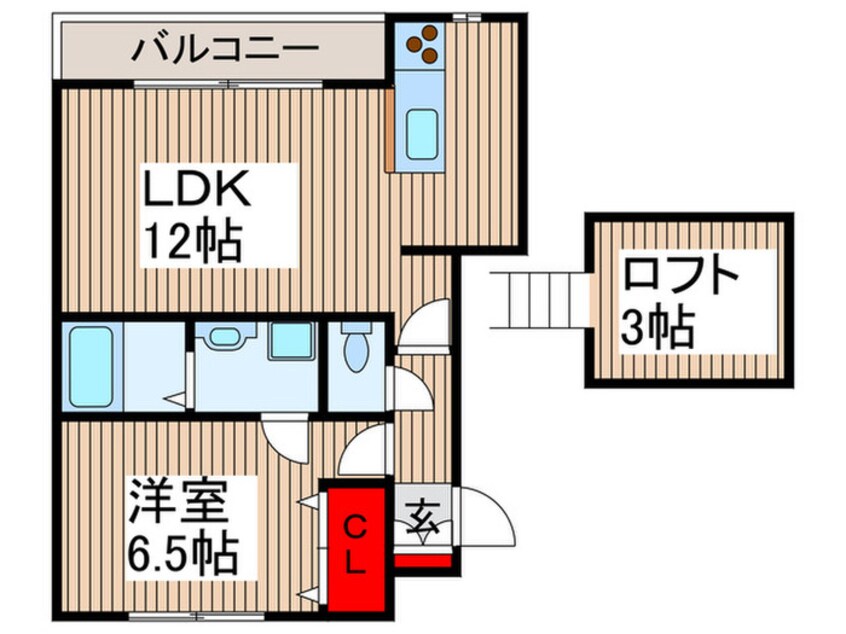 間取図 アメリカンリバティ小手指Ⅱ