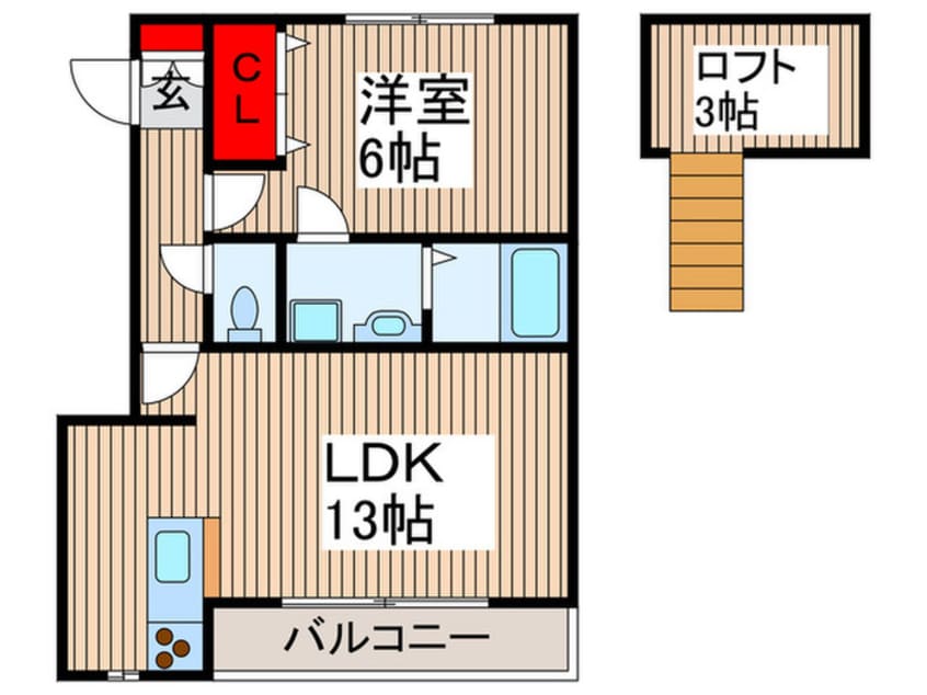 間取図 アメリカンリバティ小手指Ⅱ