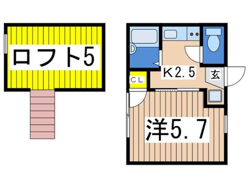 間取図 エクレール