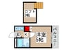レオパレス江戸川台第１３ 1Kの間取り