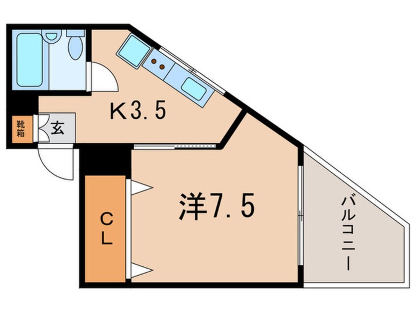 間取図 第２小高ビル