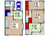 ふじみ野市大井中央戸建 4LDKの間取り
