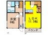 池袋3丁目戸建 1LDKの間取り