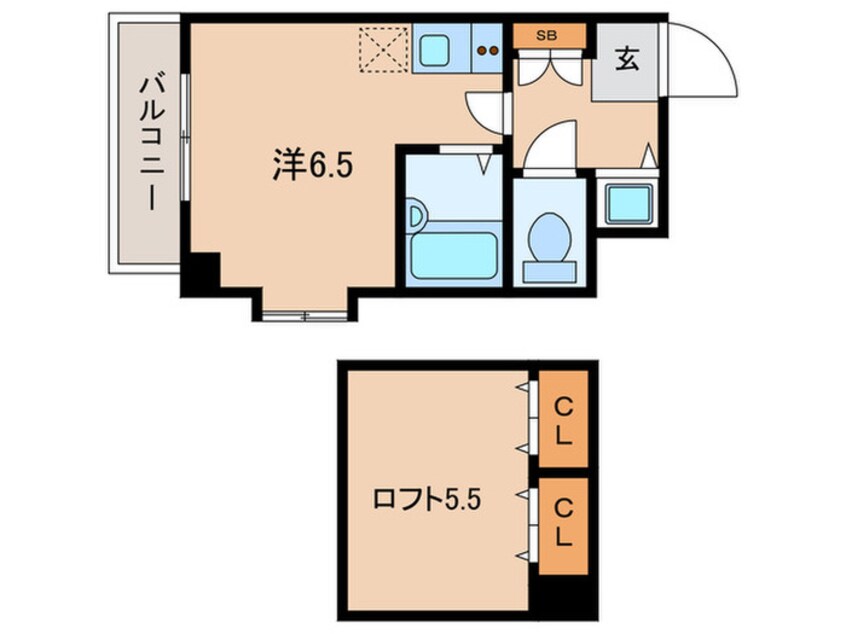 間取図 K＆W西新橋