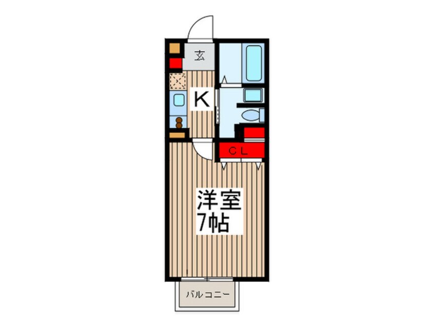 間取図 アム－ル新都心