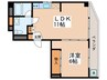 三洋ガーデン 1LDKの間取り
