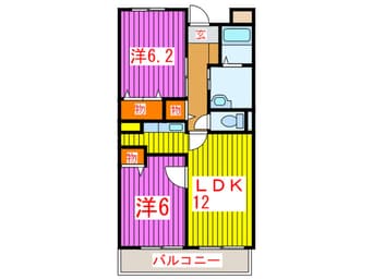 間取図 パレスシティ