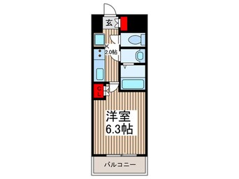 間取図 Ｎ－ＳＴＡＧＥ獨協大学前