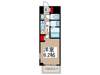 間取図 Ｎ－ＳＴＡＧＥ獨協大学前