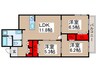 中央マンション行徳(212) 3LDKの間取り