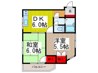 間取図 ダイヤモンドハイツ