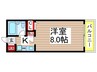 サンハイツ稲毛台 1Kの間取り