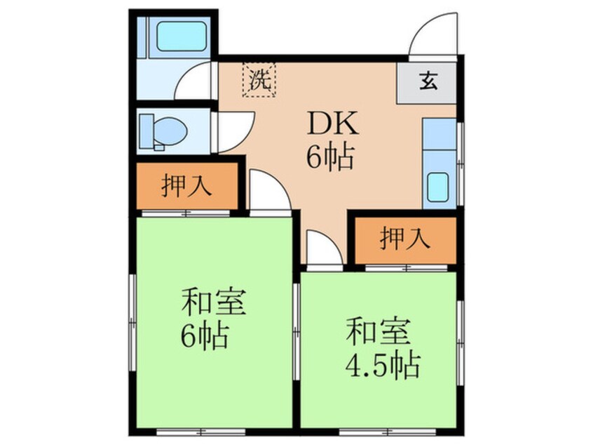 間取図 北野ビル