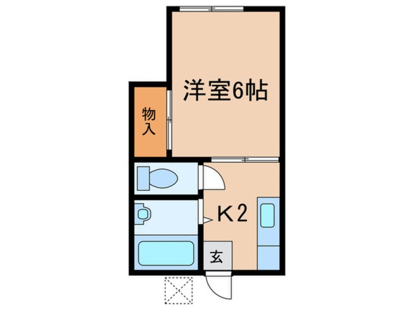 間取図 レジェンド若松