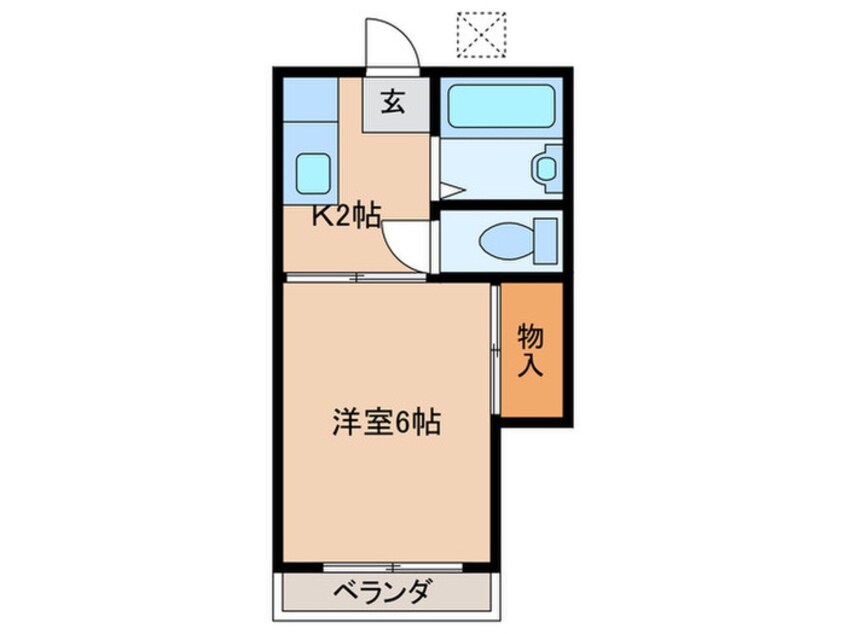 間取図 レジェンド若松