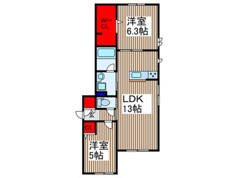 間取図 エクセレント武蔵浦和リュクス