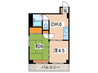 間取図 サンスプリットハイム