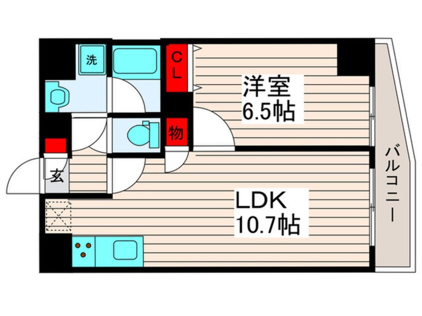 間取図 メイクス西新井大師