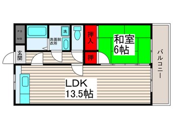 間取図 サンハイツ木村