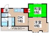ピアハイム 2DKの間取り