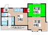 ピアハイム 2Kの間取り