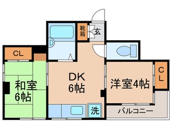 間取図 スクエアフォー１８