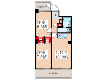 間取図 ﾘﾊﾞ-ｼﾃｨ21ｲ-ｽﾄﾀﾜ-ｽﾞ6号棟