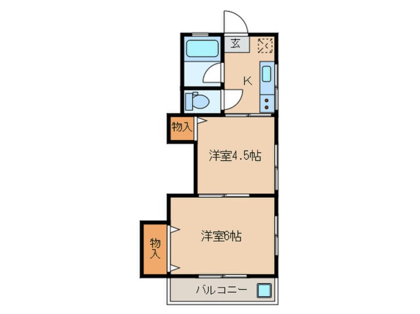 間取図 第二みゆきハイツ