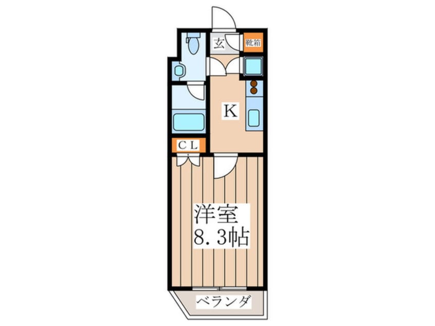 間取図 ブラン・メゾン武蔵関