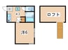 アルカＪ 1Kの間取り