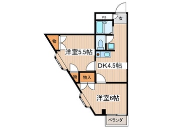 間取図 ウィスタリアビル