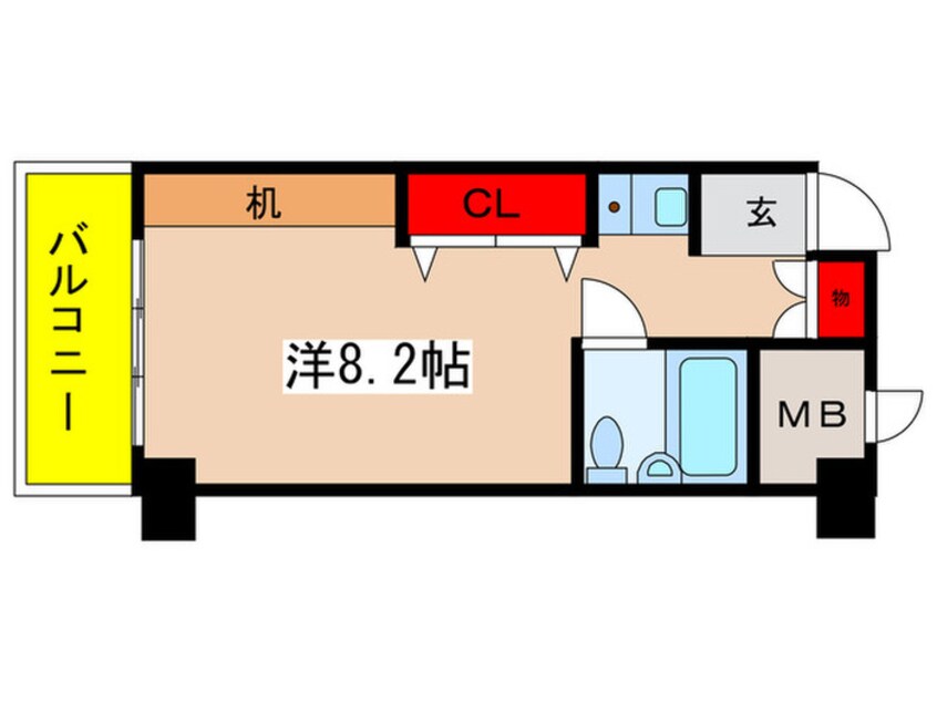 間取図 CRESCENT COURT KAWASAKI