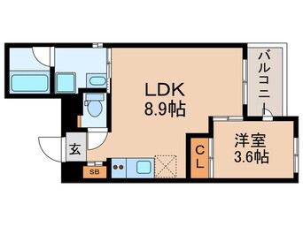 間取図 グレイシャス沼袋