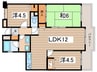 コンフォーレ南林間 3LDKの間取り