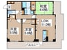 コンフォーレ南林間 3LDKの間取り