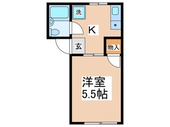 間取図 コーポ・ミネ