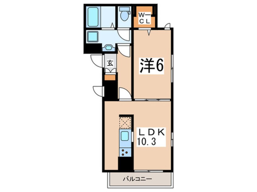 間取図 グランデ　フレッチャ