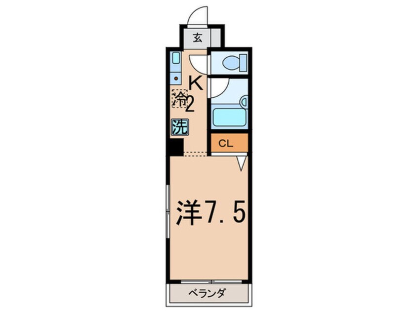 間取図 アップルシ－ド