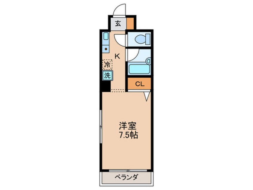 間取図 アップルシ－ド